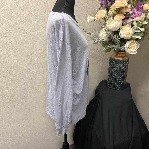 Disney Nightmare Before Christmas Gray Long Sleeve Tee Plus 1X Halloween - Picture 4 of 6